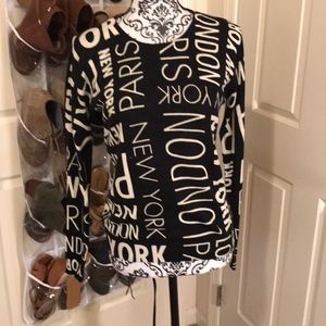 Paris, London, NY sweater